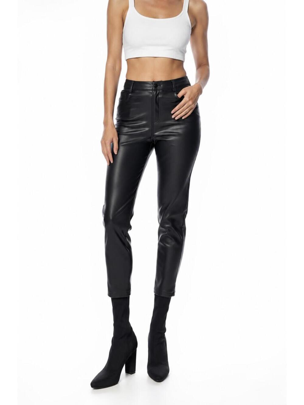 NWT LBLC The Label Robin Vegan Leather Skinny Pants Small